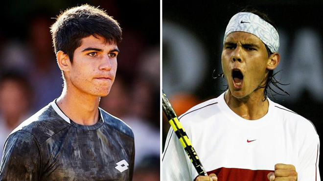 Alcaraz được mệnh danh là "Nadal mới"