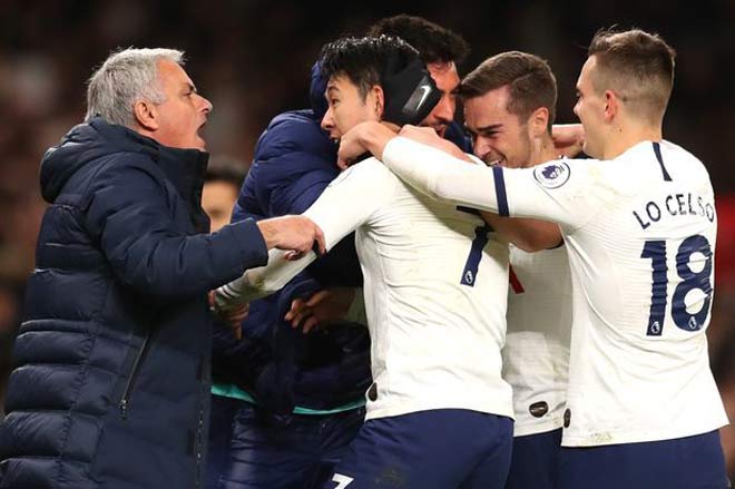 Tottenham của Jose Mourinho ngạo nghễ vươn lên dẫn đầu giải Ngoại hạng Anh sau 9 vòng đấu mùa này