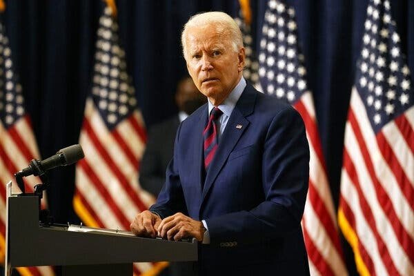 Tổng thống đắc cử dự kiến Joe Biden - ảnh The New York Times.