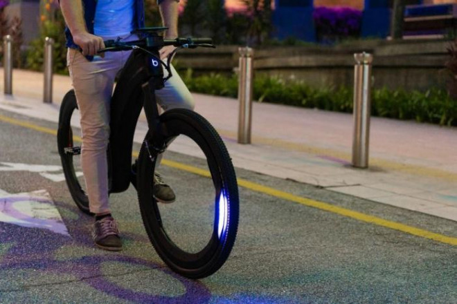Ra mắt xe đạp điện có bánh xe không nan hoa - 11