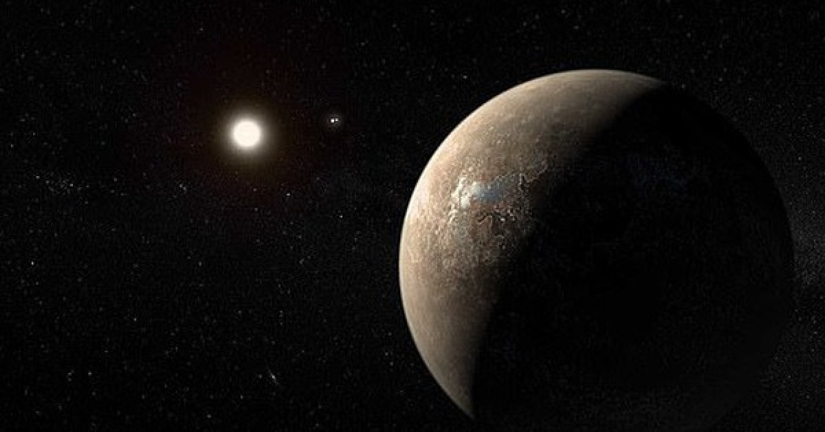 Ảnh đồ họa mô tả "bản sao trái đất" Proxima b - ảnh: NASA