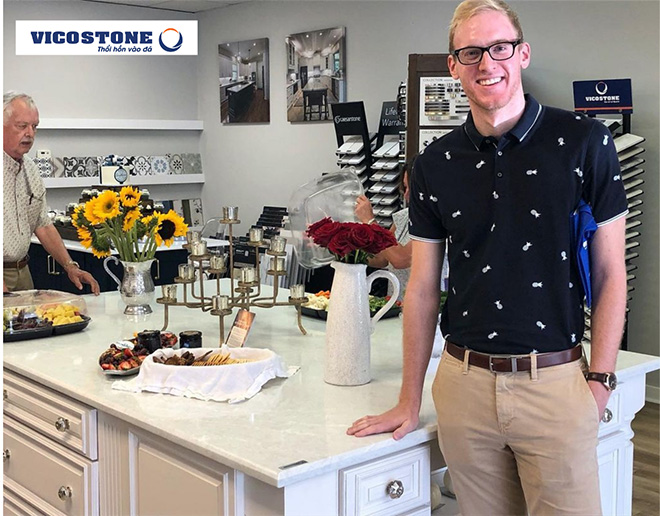 Không khó để bắt gặp hình ảnh mặt đá Vicostone trong các dự án công trình nhà ở tại Mỹ, Canada (Nguồn Vicostone USA)
