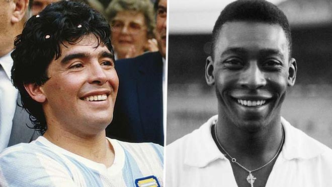 Maradona - Pele đã được so sánh liên tục trong thời gian dài trước khi Messi &amp; Ronaldo xuất hiện