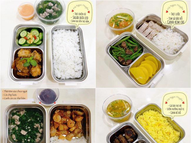 Bạn trẻ - Cuộc sống - 9X chuẩn bị cơm hộp cho chồng, hạnh phúc vì "sáng đi đầy ắp chiều về sạch bong"