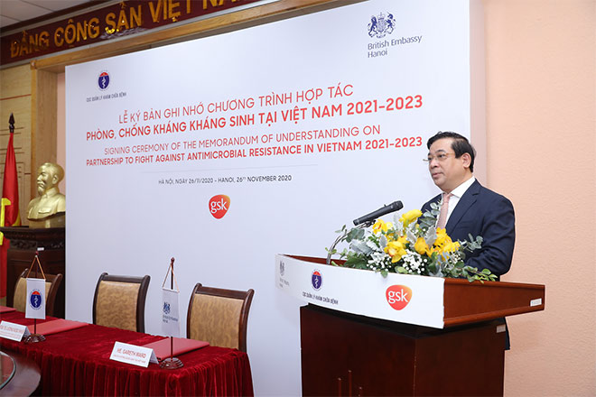 Bộ Y tế, Đại sứ quán Anh và GSK ký kết chương trình hợp tác phòng, chống kháng kháng sinh tại Việt Nam - 1