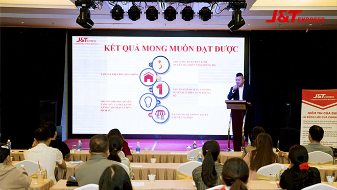 Chuyển phát nhanh J&amp;T Express tổ chức Hội thảo nhượng quyền đại lý tại Nha Trang