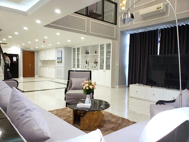 Không gian sống đẳng cấp cho chủ nhân sống trong căn hộ duplex