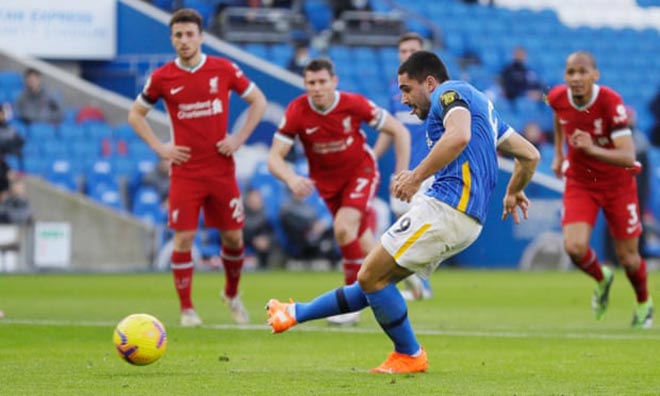 Video Brighton - Liverpool: Vô duyên quả penalty, thở phào vì VAR (H1) - 1