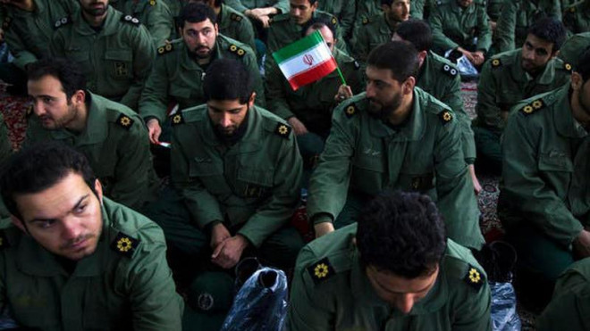 Thành viên của&nbsp;Quân đoàn Vệ binh Cách mạng Hồi giáo Iran (IRGC). Ảnh: REUTERS