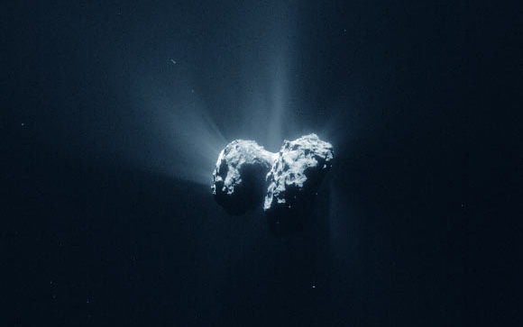 Sao chổi hình vịt là một vật thể đầy bí ẩn từ hệ Mặt Trời sơ khai - Ảnh: ESA