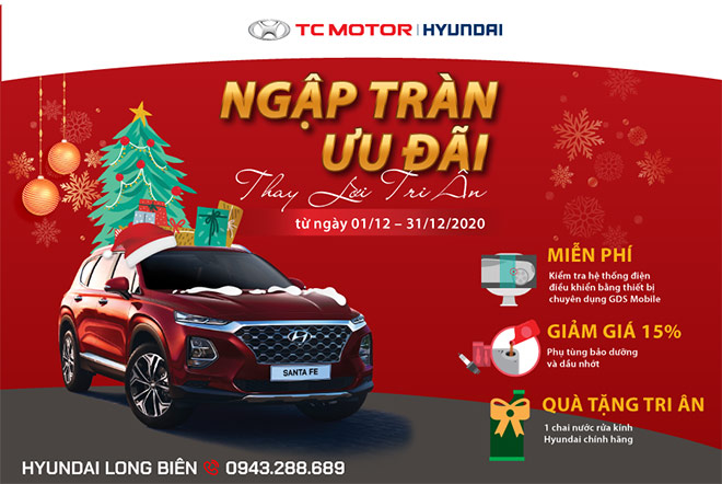 Hyundai Long Biên: Ngập tràn ưu đãi - thay lời tri ân - 1