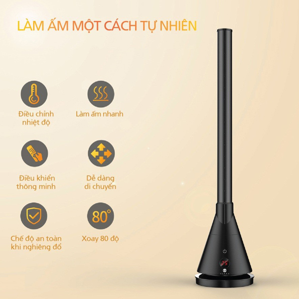 Quạt tháp sưởi ấm và làm mát Ultty – Sản phẩm không thể thiếu cho mùa đông rét kỷ lục - 2