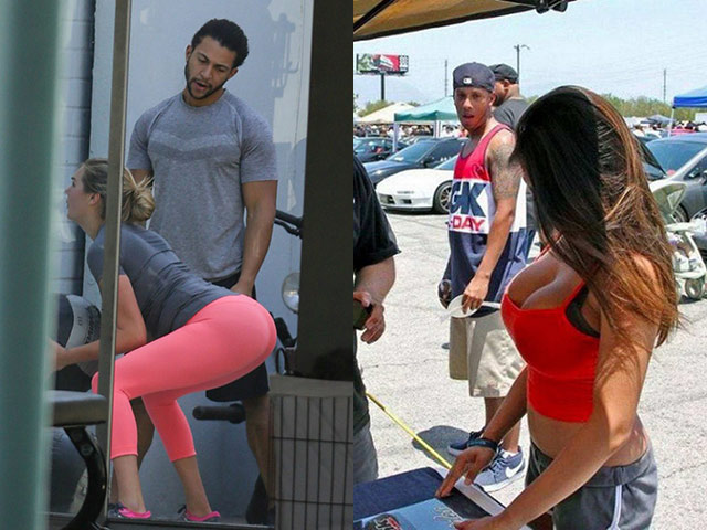 Tranh vui - Các quý ông tẽn tò khi đang "soi gái" thì bị bắt quả tang