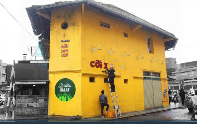 Bức tường Tiệm bánh Cối Xay Gió chính thức được xóa bỏ từ 1-12. Ảnh: Facebook Cối Xay Gió.