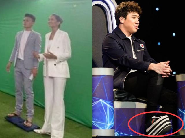 Sao Việt - Quang Hải lộ tẩy "ăn gian" khi đứng cạnh chân dài 1m13, Trấn Thành còn dùng chiêu "táo bạo" hơn