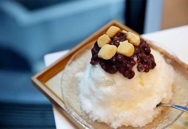 Bingsu đậu đỏ
