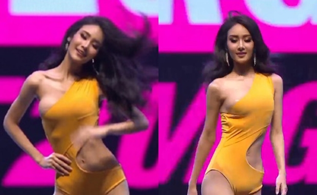 Sự cố trang phục tại các cuộc thi hoa hậu không phải hiếm gặp. Trước đó, các thí sinh tại 'Miss Grand Thailand 2020' đã hớ hênh trên sân khấu vì bikini.
