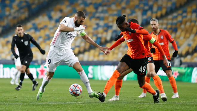 Trực tiếp bóng đá Shakhtar Donetsk - Real Madrid: Không có thêm bàn thắng (Hết giờ) - 10