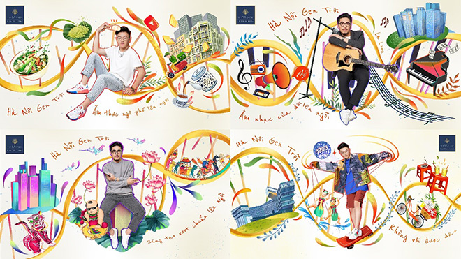 Bộ art series “Hà Nội Gen Trội” đưa đến cái nhìn đầy mới mẻ, độc đáo của thế hệ người trẻ sinh ra từ Hà Nội xưa và lớn lên cùng Hà Nội nay.