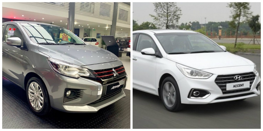 Trong tầm giá 450 triệu đồng nên mua Mitsubishi Attrage hay Hyundai Accent? - 3