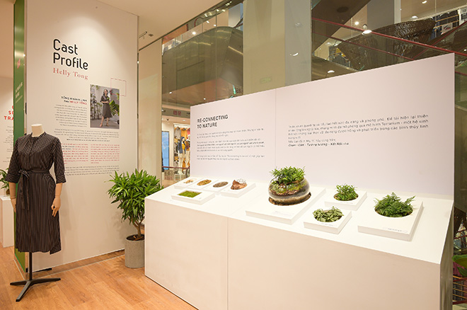 Không gian xanh trong cửa hàng do UNIQLO kết hợp cùng doanh nhân trẻ Helly Tống thiết kế