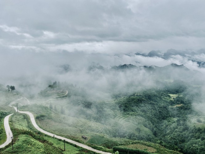Hà Giang mờ sương - Ảnh: NVCC