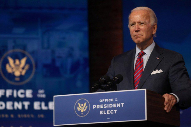 Ông Joe Biden chính thức giành được 279 phiếu đại cử tri. Ảnh: Reuters