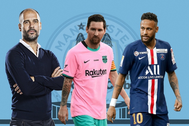 L'Equipe tin rằng Man City sẽ giúp Messi tái hợp Neymar ở Ngoại hạng Anh