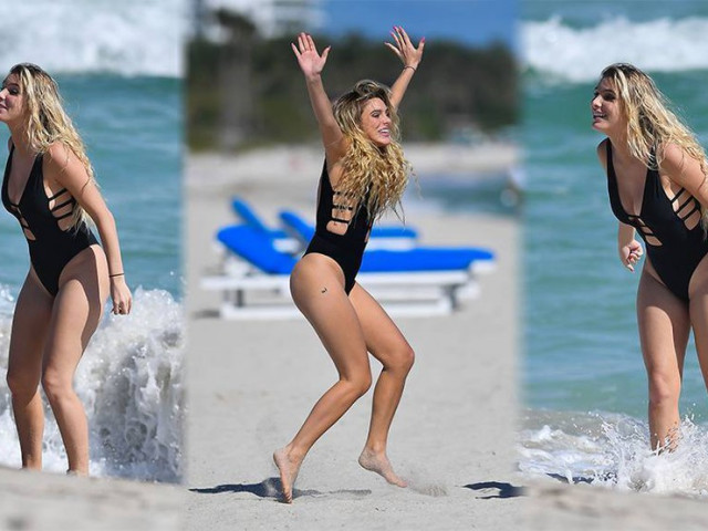 Làm đẹp - Hotgirl đình đám Lele Pons nảy nở đẹp như mộng ở biển