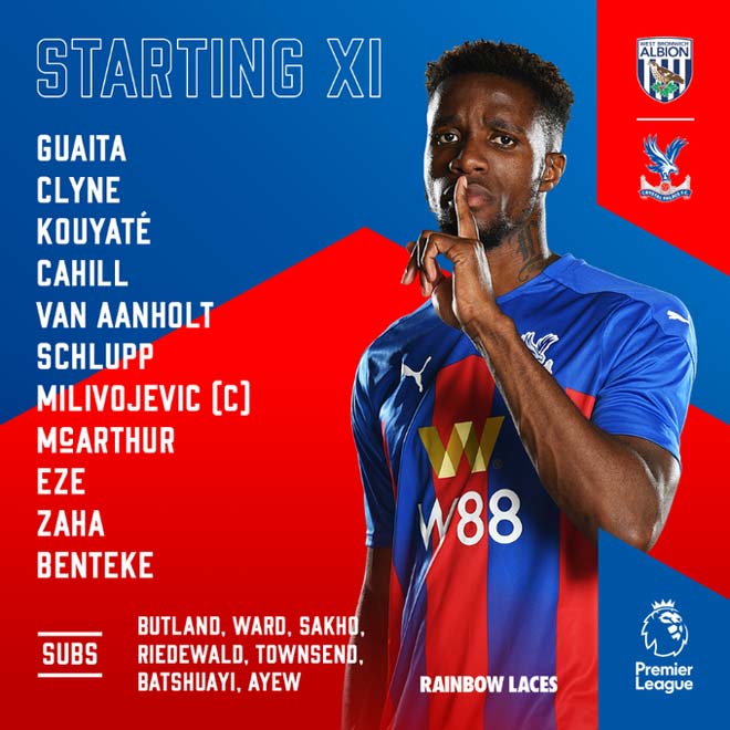 Trực tiếp bóng đá West Brom - Crystal Palace: Zaha lập cú đúp - 22