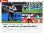Bóng đá - MU ngược dòng ngoạn mục: Báo Anh tung hô Pogba, tin đi tiếp ở Cúp C1