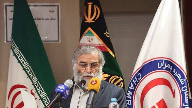 Nhà khoa học hạt nhân hàng đầu Iran Mohsen Fakhrizadeh. Ảnh: Tasnim News Agency