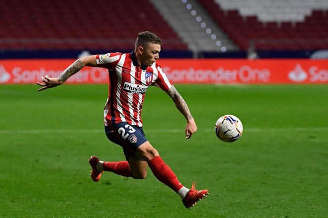 Kieran Trippier đang chơi hay trong màu áo Atletico Madrid