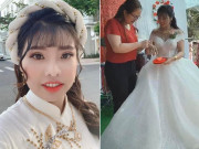 Bạn trẻ - Cuộc sống - “Phượng Thị Nở” khoe ảnh ngày cưới, tuyên bố: “Em đã chính thức có chồng”