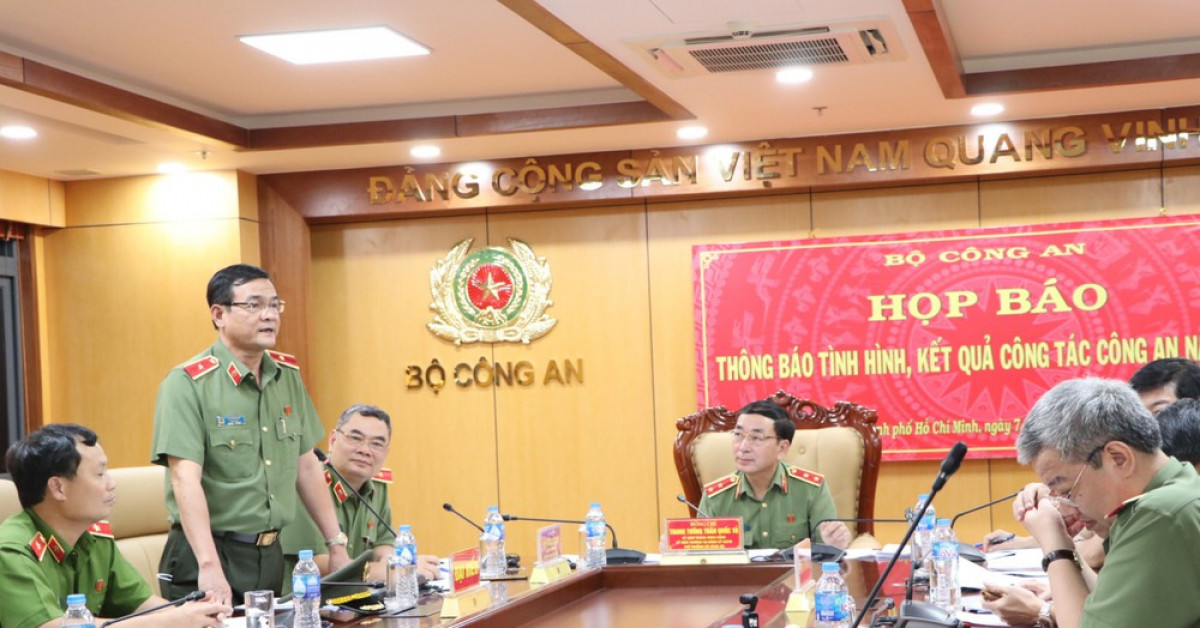 Thiếu tướng Lê Hồng Nam, Giám đốc Công an TPHCM. Ảnh Ngô Bình