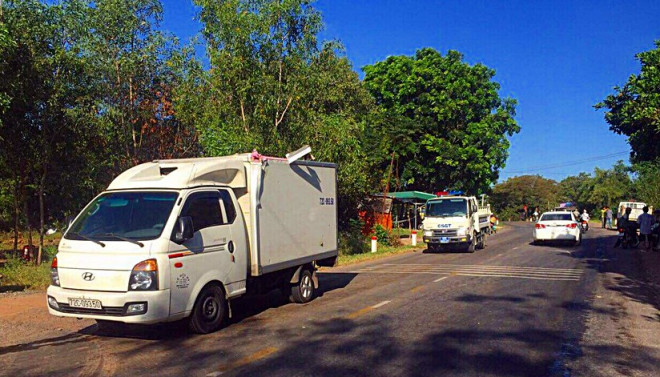 Hiện trường vụ tai nạn