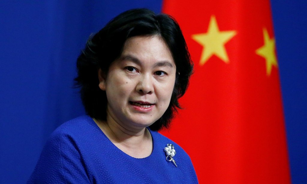 Hoa Xuân Oánh – phát ngôn viên Bộ Ngoại giao Trung Quốc (ảnh: SCMP)