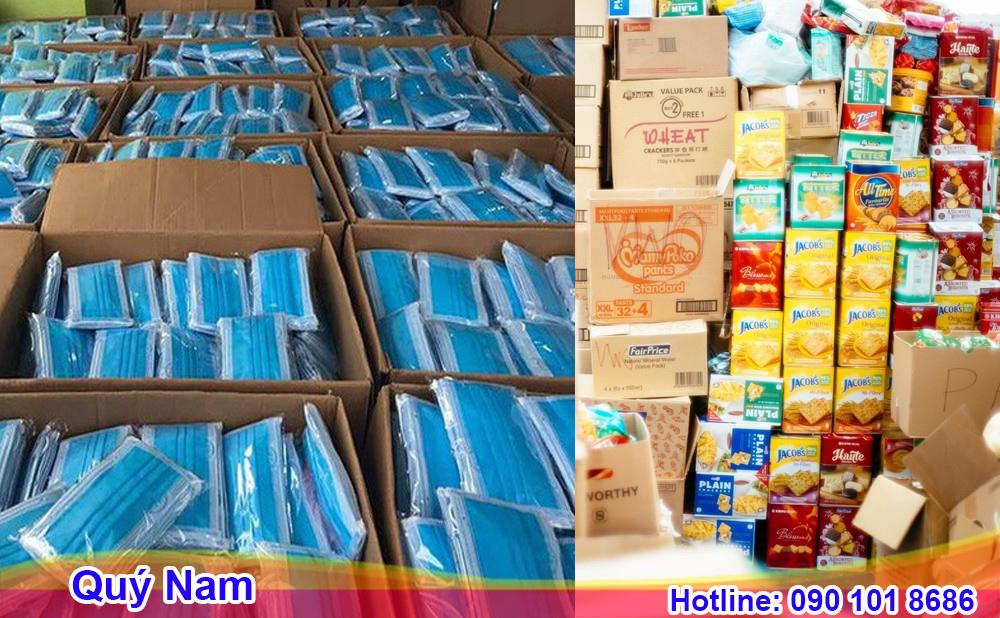 Thực phẩm, khẩu trang y tế… liên tục được gửi đi Mỹ an toàn