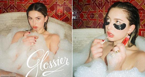 Hình ảnh quảng cáo cho thương hiệu mỹ phẩm mới đây của Eve Jobs. Ảnh: Instagram/Eve Jobs