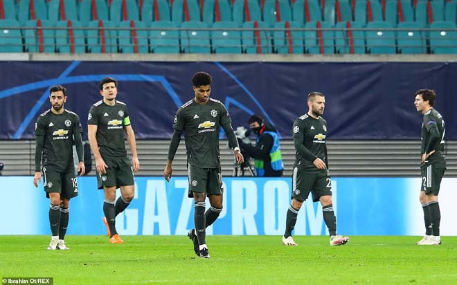 MU cay đắng bị Leipzig loại khỏi Champions League