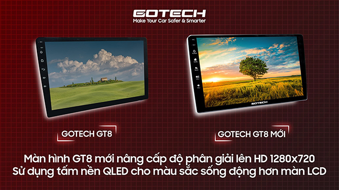 Màn hình ô tô thông minh Gotech GT8 2021 nâng cấp cấu hình giá không đổi - 3