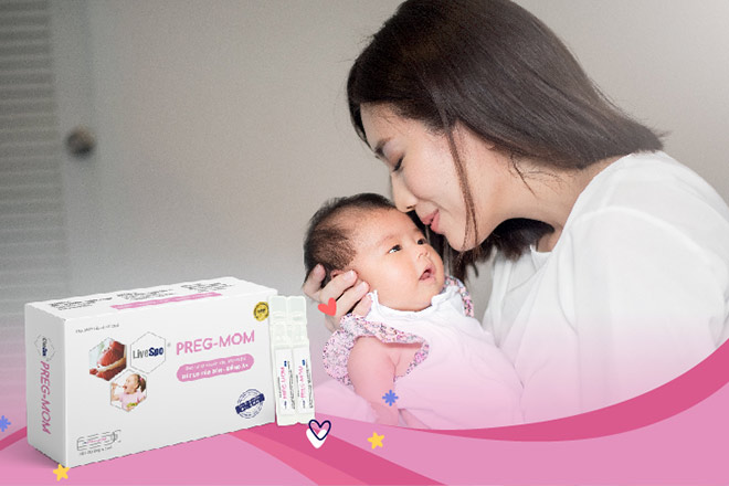 Giúp hệ tiêu hóa của bé khỏe mạnh từ khi lọt lòng chỉ với LiveSpo Preg-Mom mỗi ngày