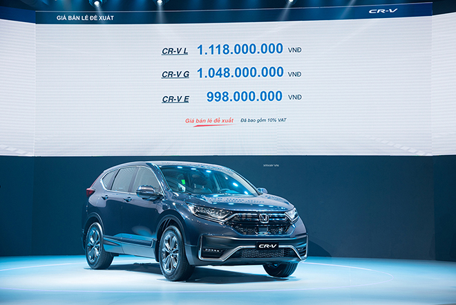 Bảng giá xe Honda CR-V lăn bánh tháng 12/2020, giảm 100% LPTB - 4