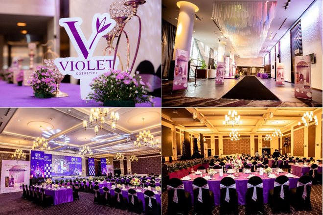 Mỹ phẩm Violet tổ chức sự kiện ra mắt hoàng tráng với chủ đề The Violet Queen Gala - 1