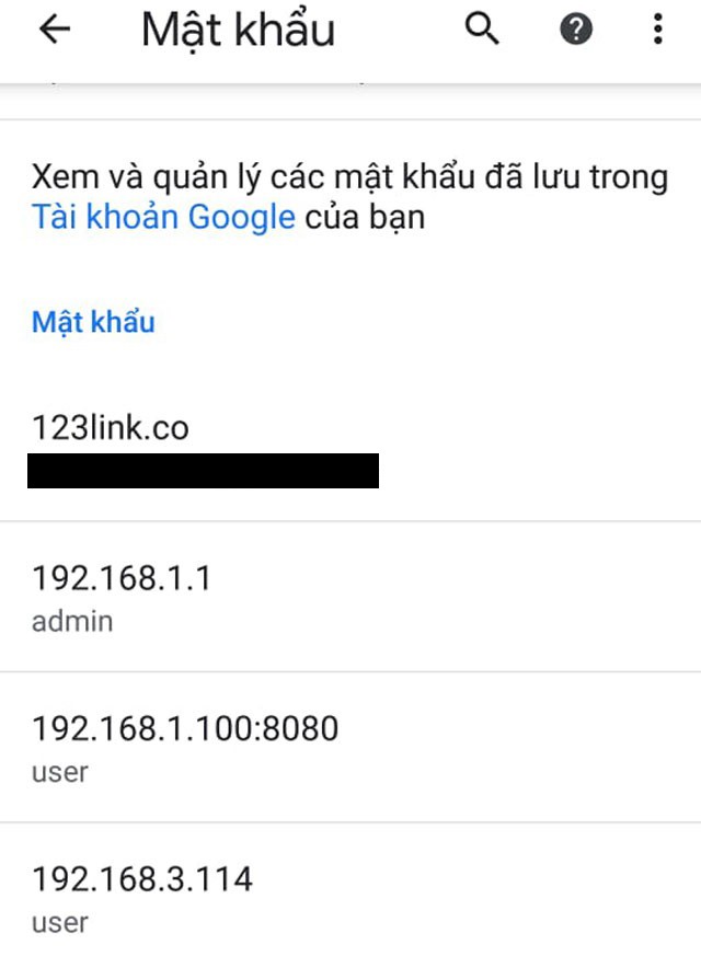 Hướng dẫn xem lại các mật khẩu đã lưu trên Google Chrome bằng smartphone Android - 4