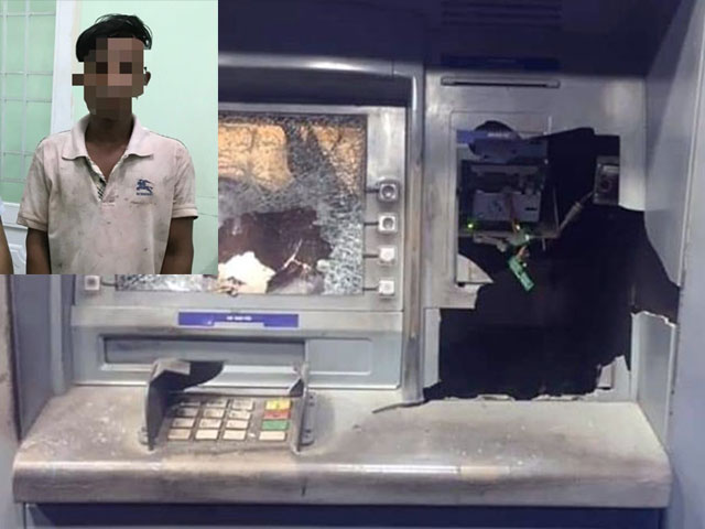 Tin tức trong ngày - Danh tính người vác búa đập nát máy ATM vì không rút được tiền