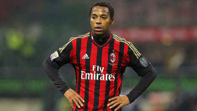 Robinho phạm tội trong khoảng thời gian khoác áo AC Milan