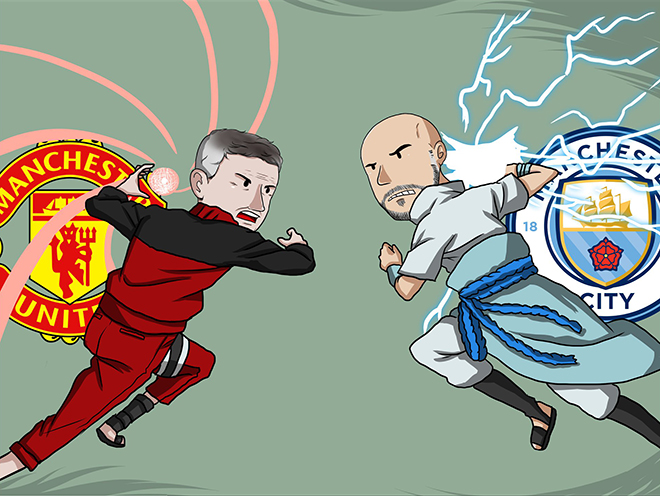 Tâm điểm của bóng đá thế giới hôm nay là cuộc đại chiến thành Manchester.
