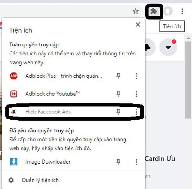 Hướng dẫn chặn quảng cáo khi lướt Facebook bằng Google Chrome - 5