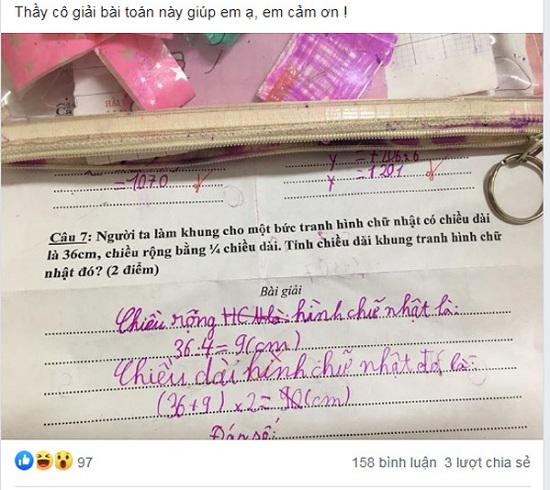 Con tính "7,5 - 2,5 = 5" bị gạch sai khiến mẹ bức xúc, lời giải thích của cô giáo gây ngỡ ngàng - 2